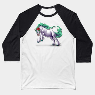 Summer Beach Horse Baseball T-Shirt